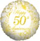 Golden Wedding Anniversary Balloon